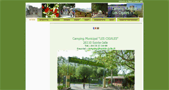 Desktop Screenshot of camping.sainte-jalle.fr